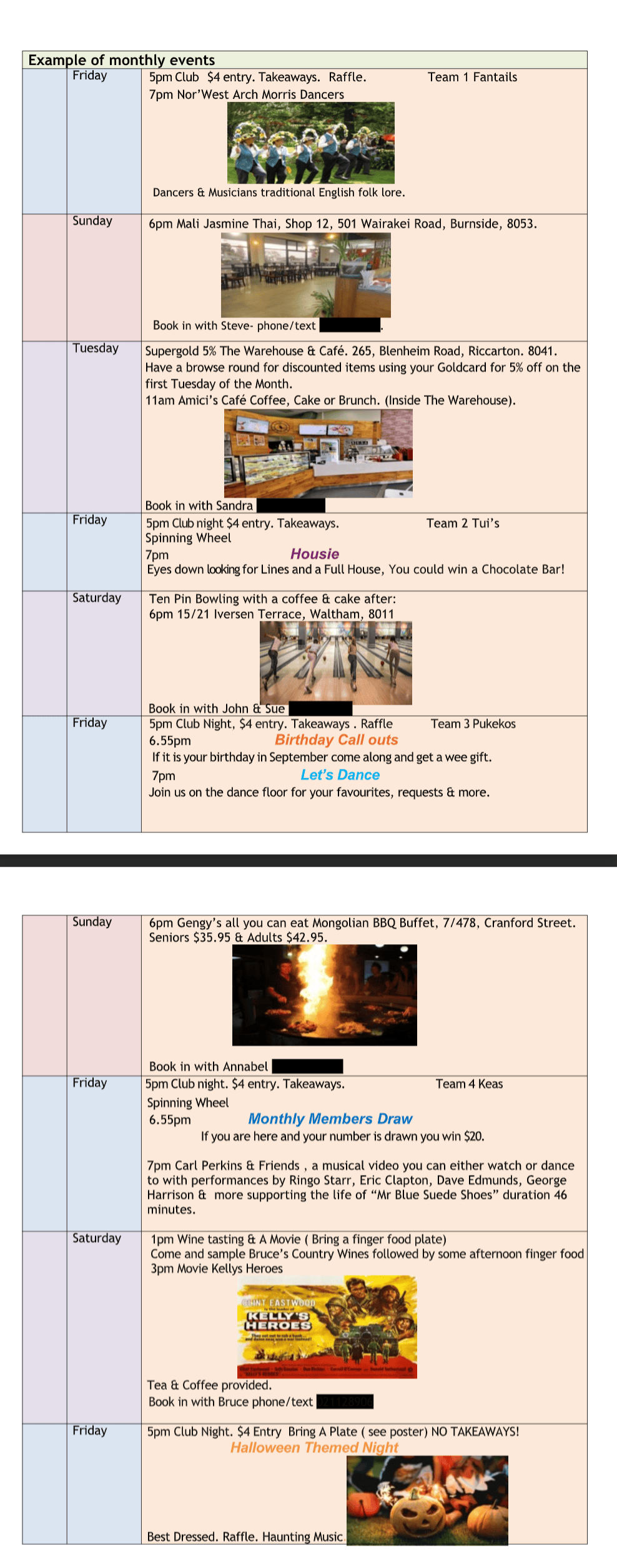 Facet Programme